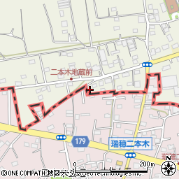 埼玉県入間市二本木646周辺の地図