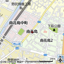 千葉県松戸市南花島周辺の地図