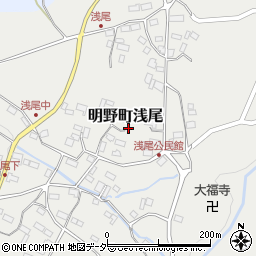 山梨県北杜市明野町浅尾1021周辺の地図