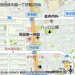 東京日産自動車販売株式会社　足立店周辺の地図