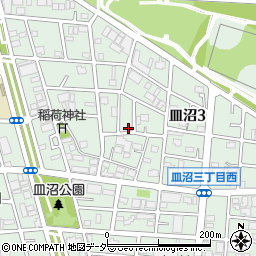 東京都足立区皿沼3丁目11-1周辺の地図