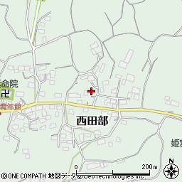 千葉県香取市西田部641-1周辺の地図