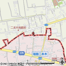 埼玉県入間市二本木645周辺の地図