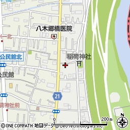 埼玉県三郷市東町53周辺の地図