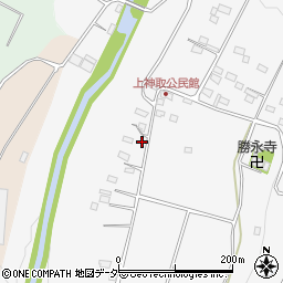 山梨県北杜市明野町上神取1119周辺の地図