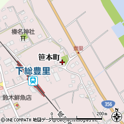 千葉県銚子市笹本町132周辺の地図