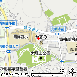 東京都青梅市東青梅6丁目1-10周辺の地図