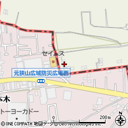 埼玉県入間市二本木534周辺の地図
