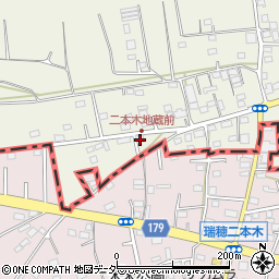 埼玉県入間市二本木522周辺の地図