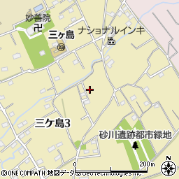 埼玉県所沢市三ケ島3丁目1120周辺の地図