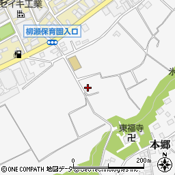 埼玉県所沢市本郷300-7周辺の地図