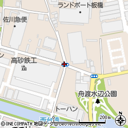 舟渡水辺公園周辺の地図