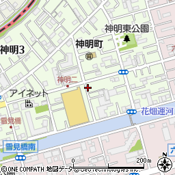 秋山精鋼株式会社　独身寮周辺の地図
