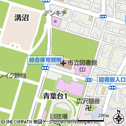 朝霞市中央公民館周辺の地図