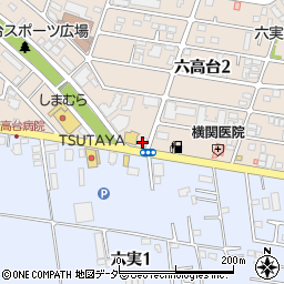 もんじゃ月島 六高台店周辺の地図
