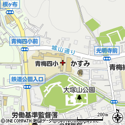 東京都青梅市東青梅6丁目1-1周辺の地図