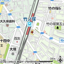 竹ノ塚東口駅前ビル周辺の地図