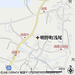 山梨県北杜市明野町浅尾1103周辺の地図