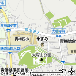 東京都青梅市東青梅6丁目1-33周辺の地図
