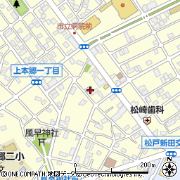 千葉県松戸市上本郷3068周辺の地図