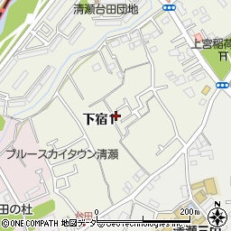 東京都清瀬市下宿1丁目200-11周辺の地図