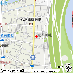 埼玉県三郷市東町33周辺の地図