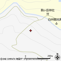 尾白川渓谷周辺の地図