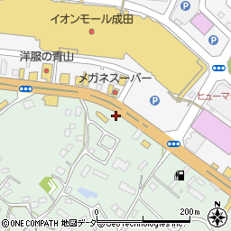 スズキ自販千葉スズキアリーナ成田周辺の地図