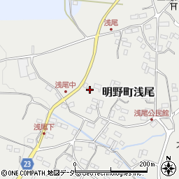 山梨県北杜市明野町浅尾1128周辺の地図