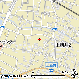 埼玉県所沢市上新井2丁目67周辺の地図