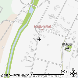 山梨県北杜市明野町上神取1134-1周辺の地図