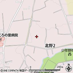 埼玉県所沢市北野周辺の地図