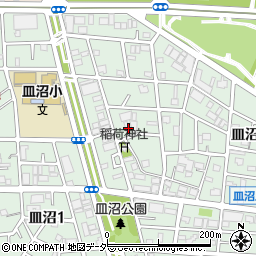東京都足立区皿沼3丁目13-4周辺の地図