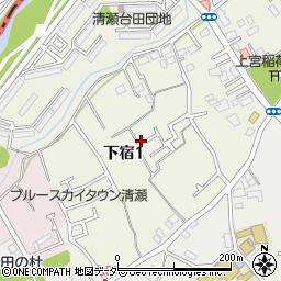 東京都清瀬市下宿1丁目200-10周辺の地図