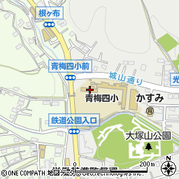 東京都青梅市東青梅6丁目1-2周辺の地図