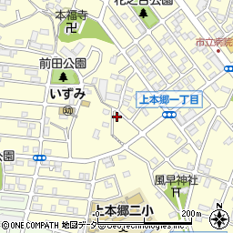 千葉県松戸市上本郷3158周辺の地図