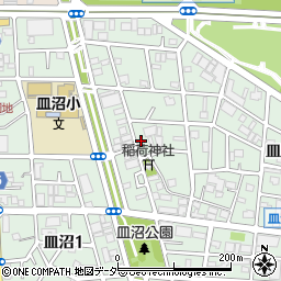 東京都足立区皿沼3丁目13-7周辺の地図