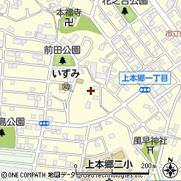千葉県松戸市上本郷2748周辺の地図