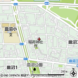 東京都足立区皿沼3丁目13周辺の地図