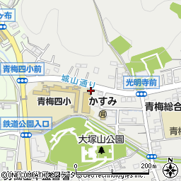 東京都青梅市東青梅6丁目1-8周辺の地図