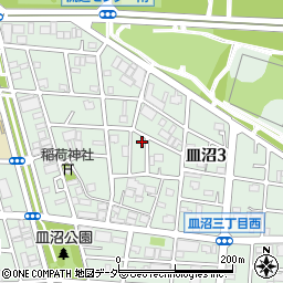 東京都足立区皿沼3丁目11-9周辺の地図
