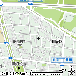 東京都足立区皿沼3丁目11-6周辺の地図