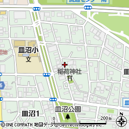 東京都足立区皿沼3丁目13-8周辺の地図