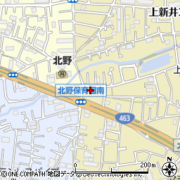 デイリーヤマザキ所沢上新井店周辺の地図