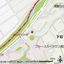 公社清瀬台田団地１－１号棟周辺の地図