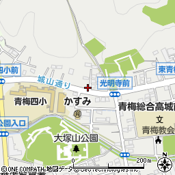 東京都青梅市東青梅6丁目26-2周辺の地図