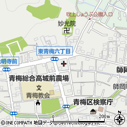 東京都青梅市東青梅6丁目17-5周辺の地図
