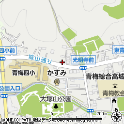 東京都青梅市東青梅6丁目26-7周辺の地図