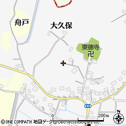 千葉県香取郡東庄町大久保周辺の地図