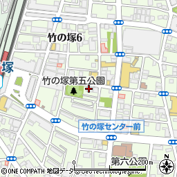 日高屋 竹ノ塚東口店周辺の地図